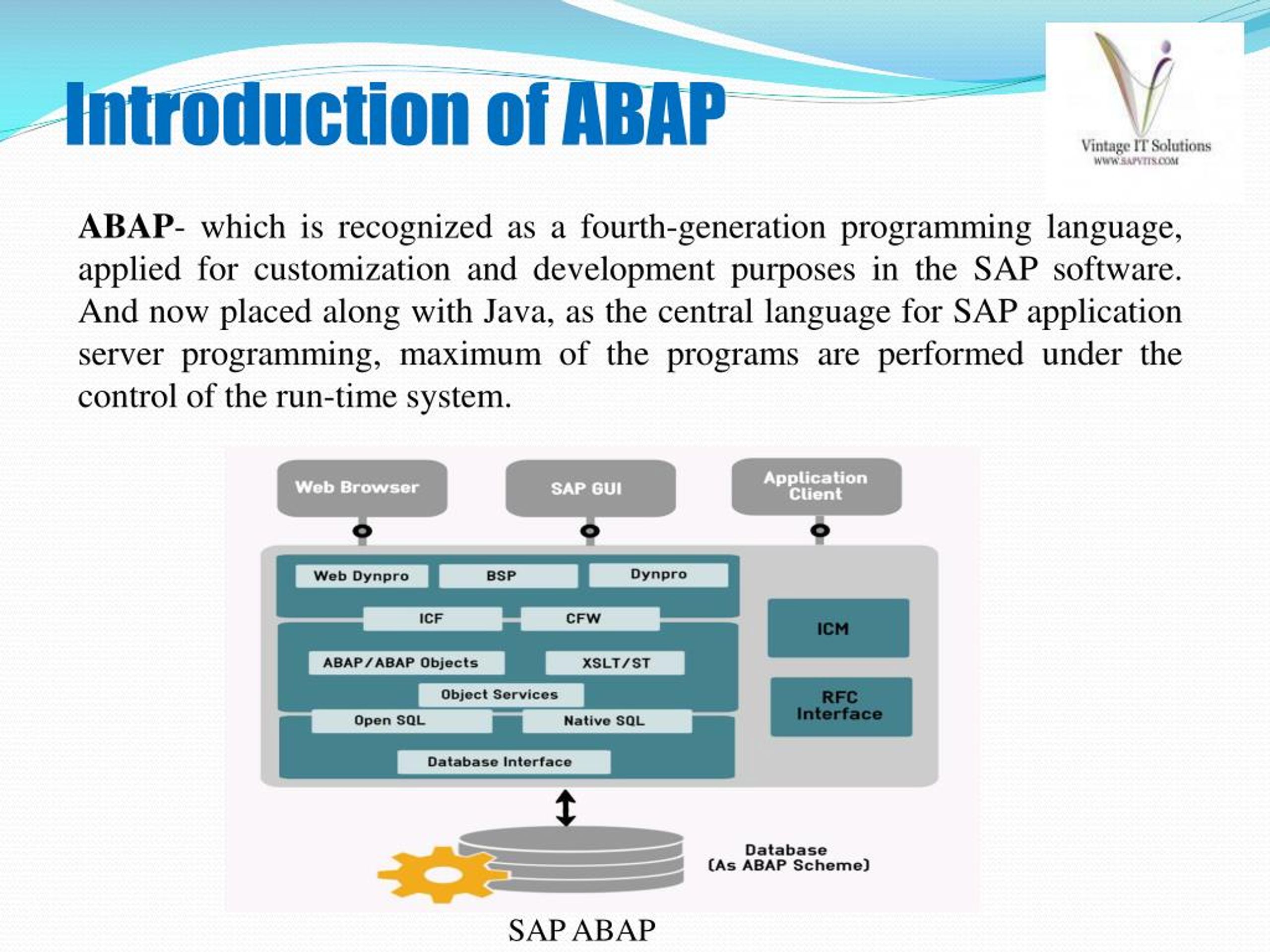 SAP ABAP Training in Pune PPT
