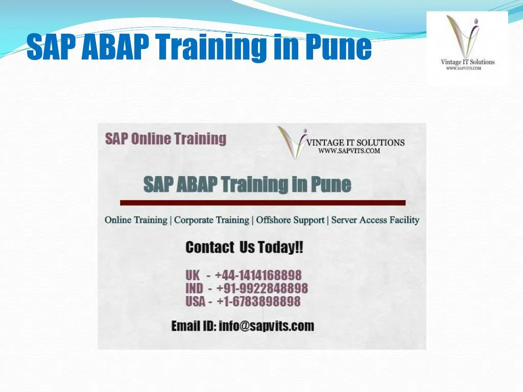 Sap abap jobs in pune for freshers 2013