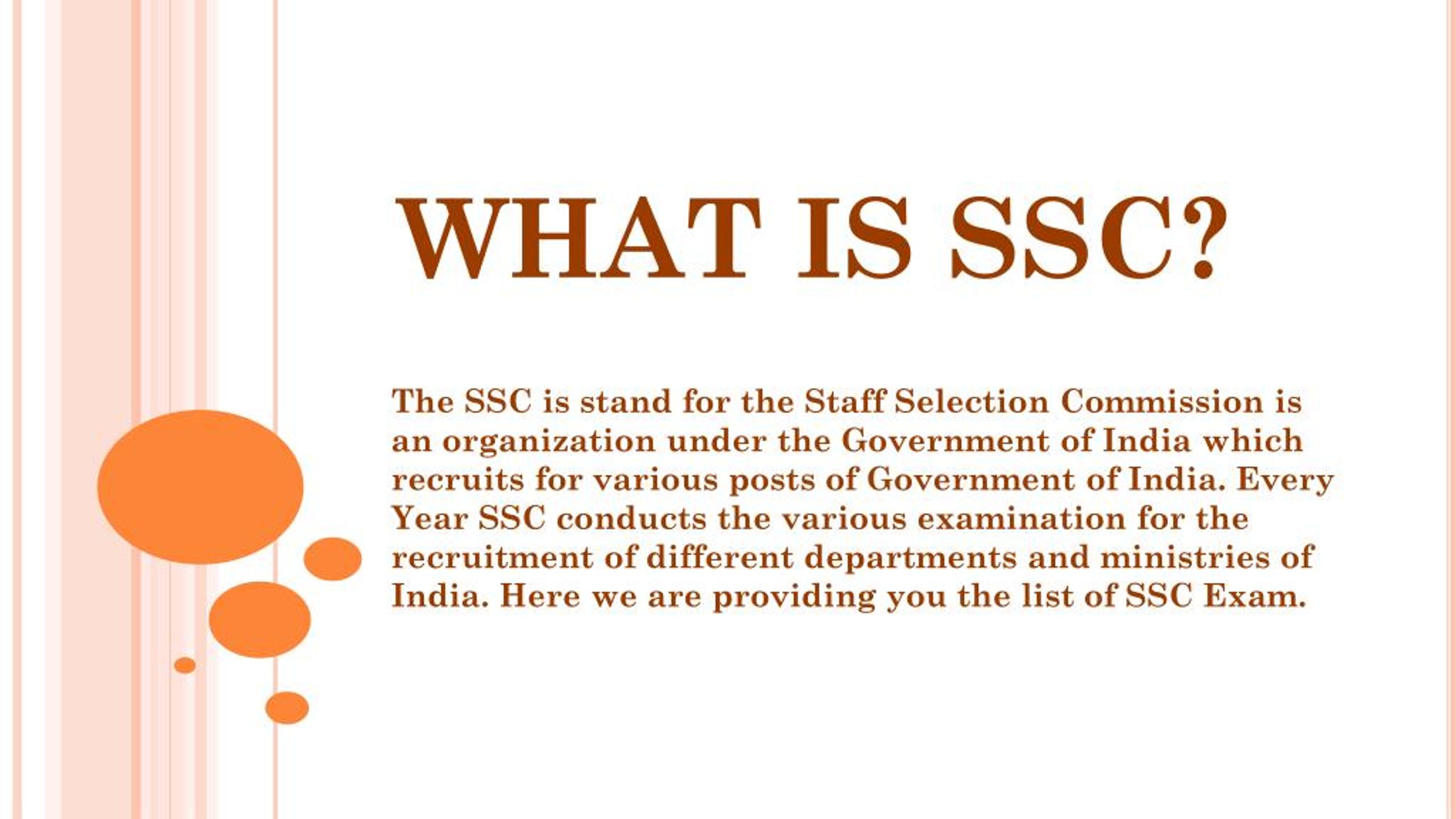 PPT SSC Examination PowerPoint Presentation Free Download ID 7659717