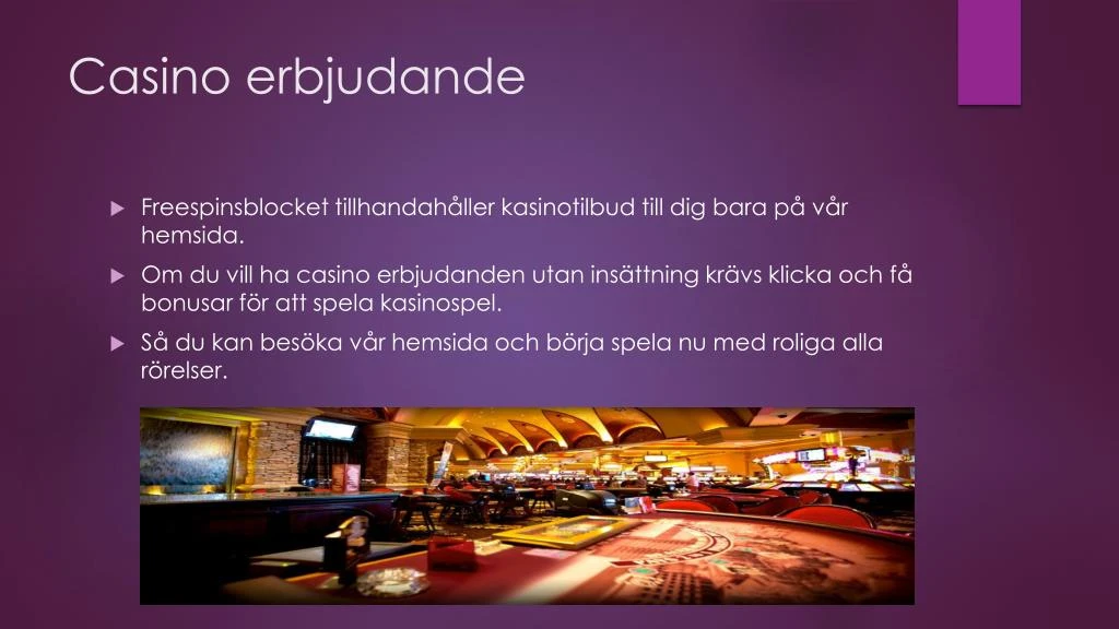 Casino Erbjudande Casino Erbjudande