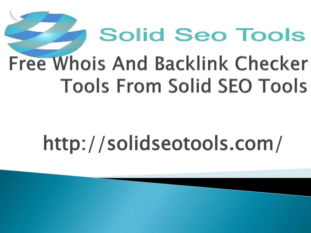 free whois and backlink checker tools from solid seo tools n.