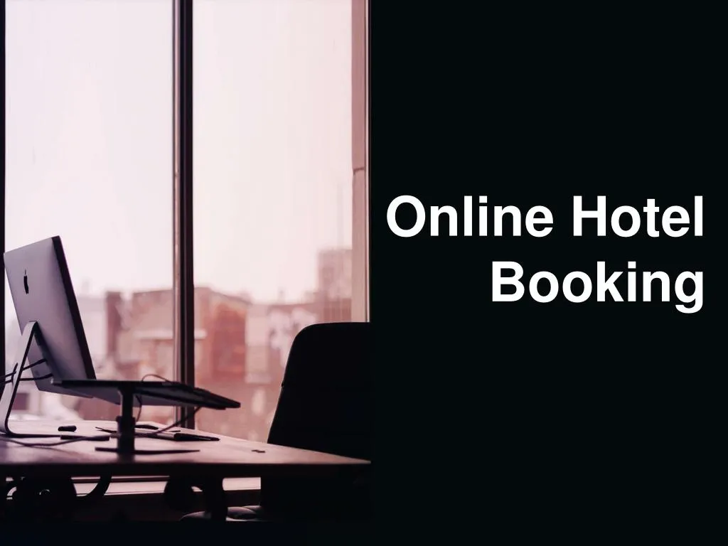 online hotel booking n.