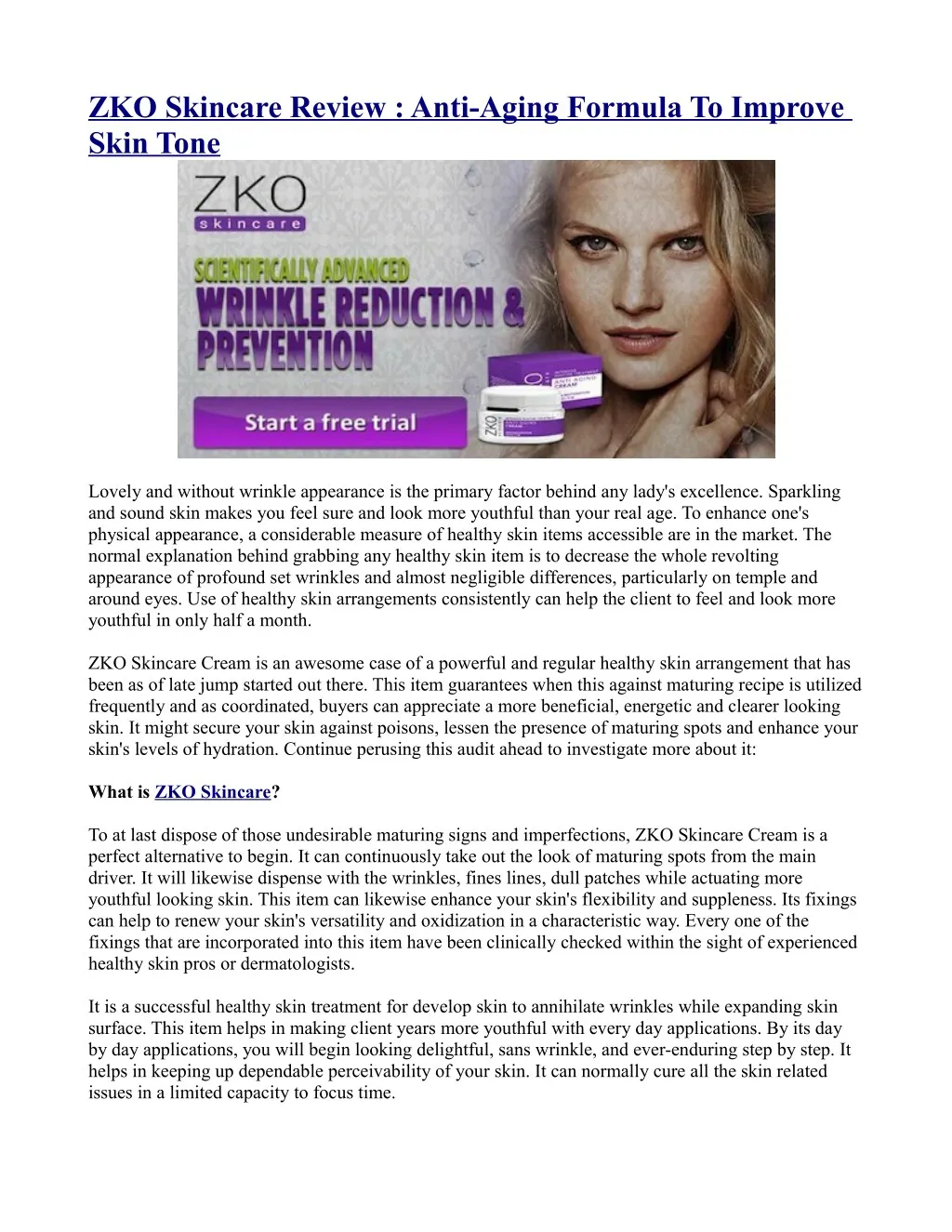 zko skincare review anti aging formula to improve n.