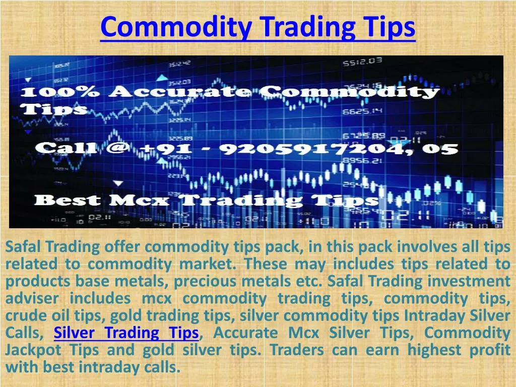 commodity trading tips n.