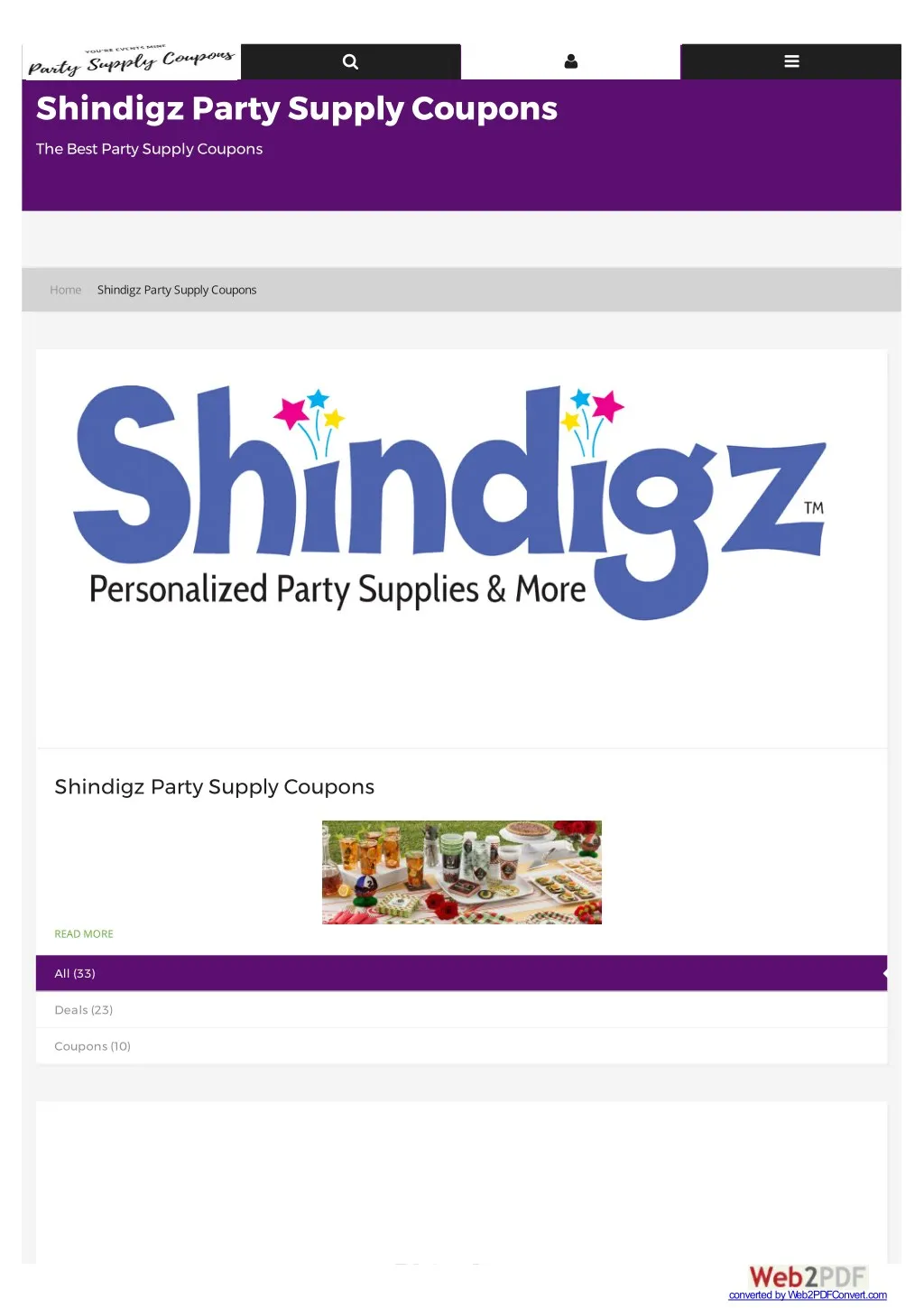 PPT discount party supplies coupon PowerPoint Presentation, free