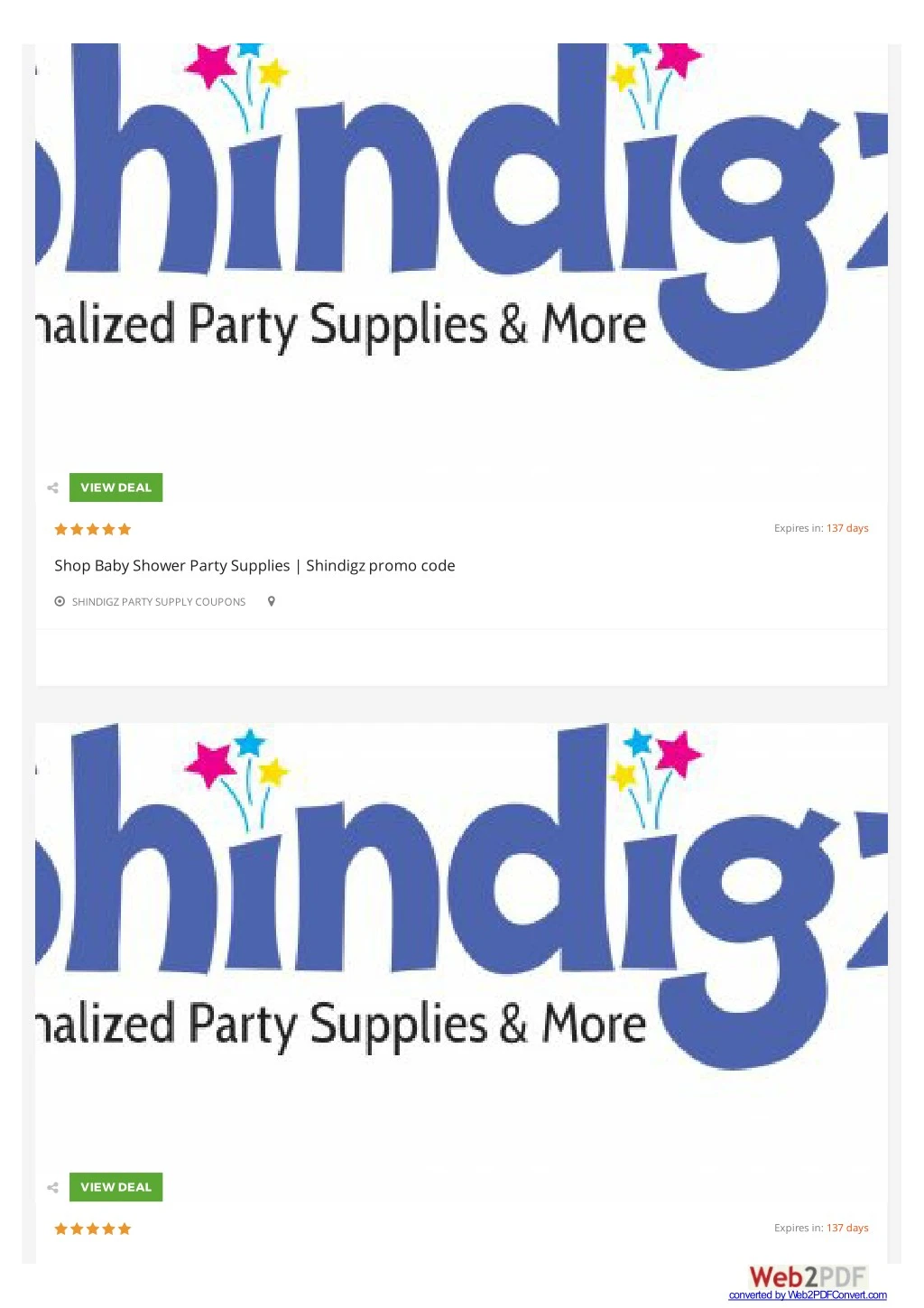 Discount party supplies coupon