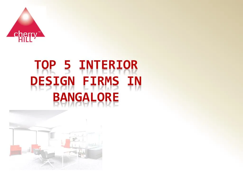 Top 5 Interior Design Firms In Bangalore N 