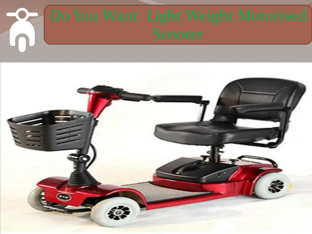 motorised scooter