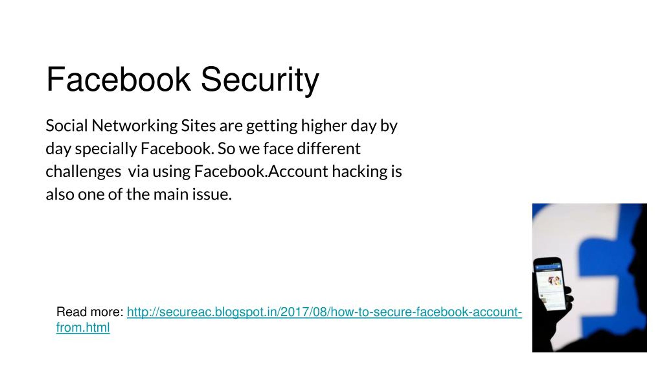 secure facebook account from hackers software