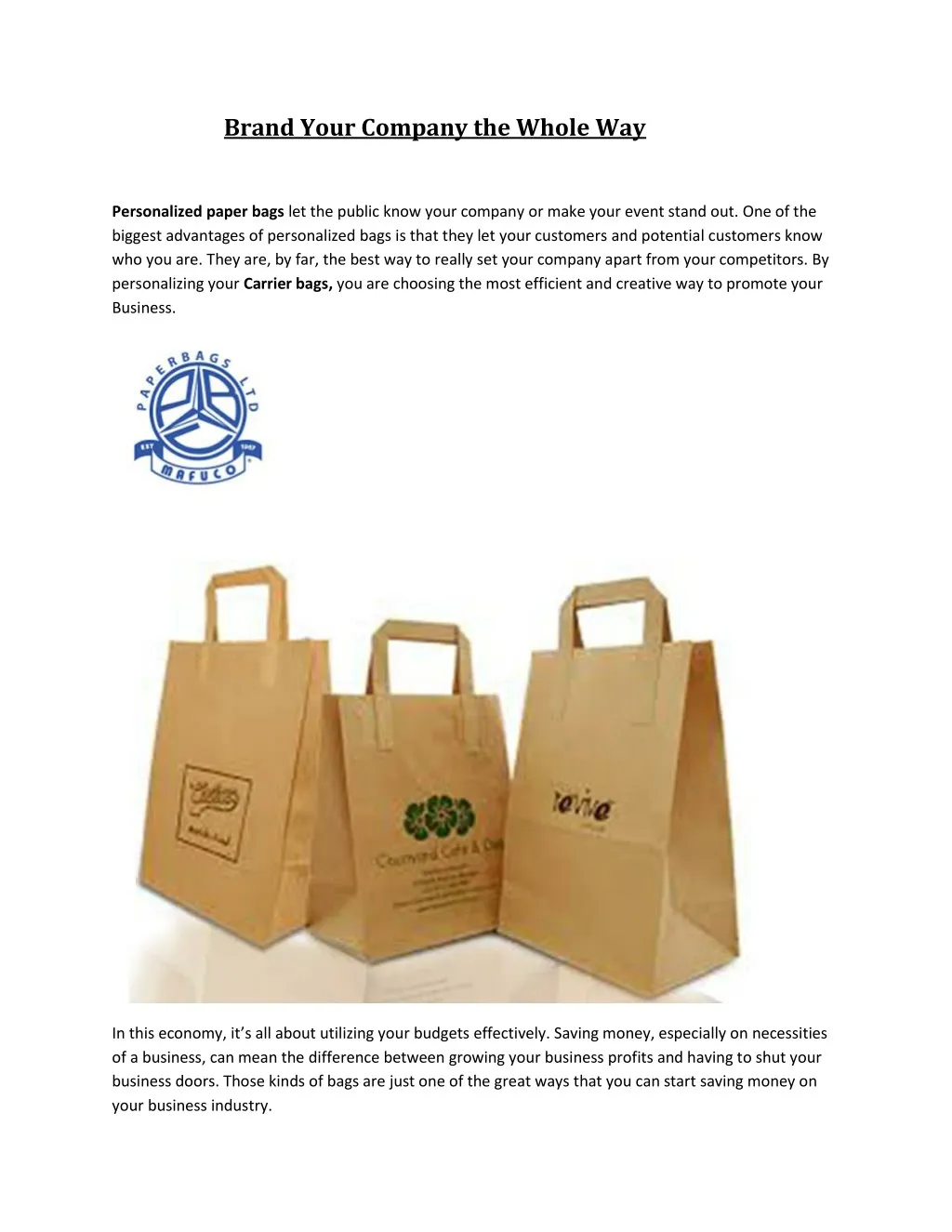Ppt Mafuco Personalized Paper Bags Point Presentation Ppt Mafuco Personalized Paper Bags Point Presentation
