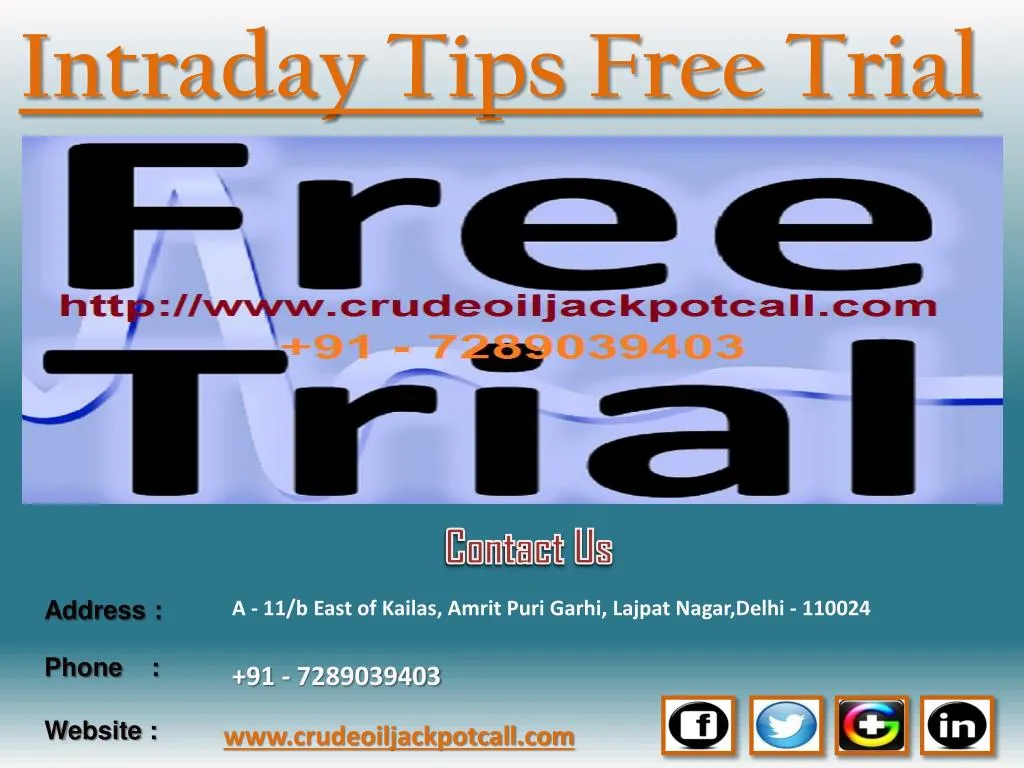 intraday tips free trial n.