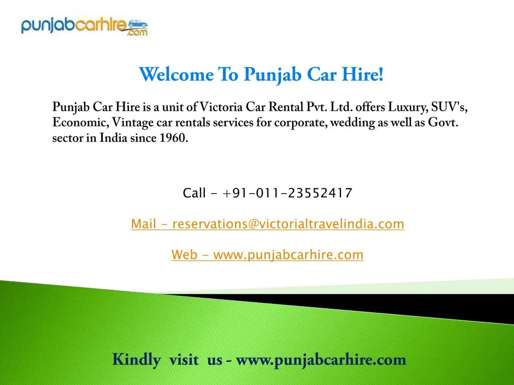 welcome to punjab car hire punjab car hire n.