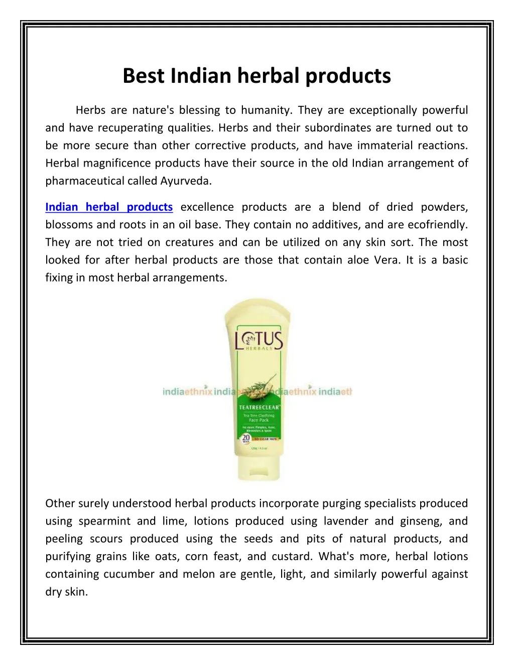 ppt-best-indian-herbal-products-powerpoint-presentation-free