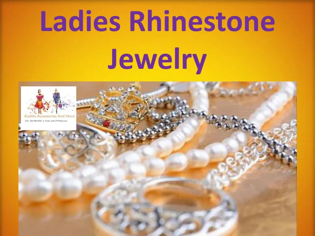 ladies rhinestone jewelry n.
