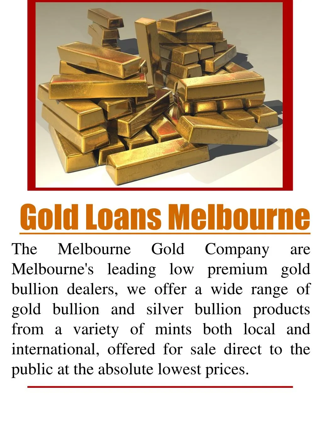 gold loans melbourne n.