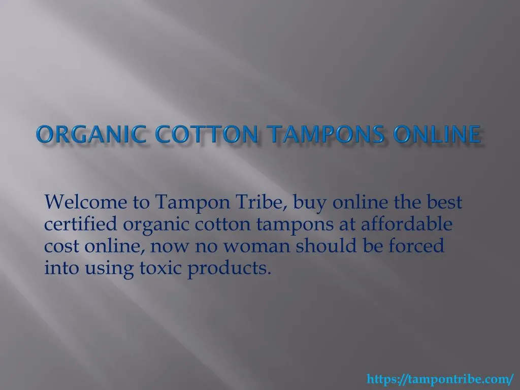 organic cotton tampons online n.