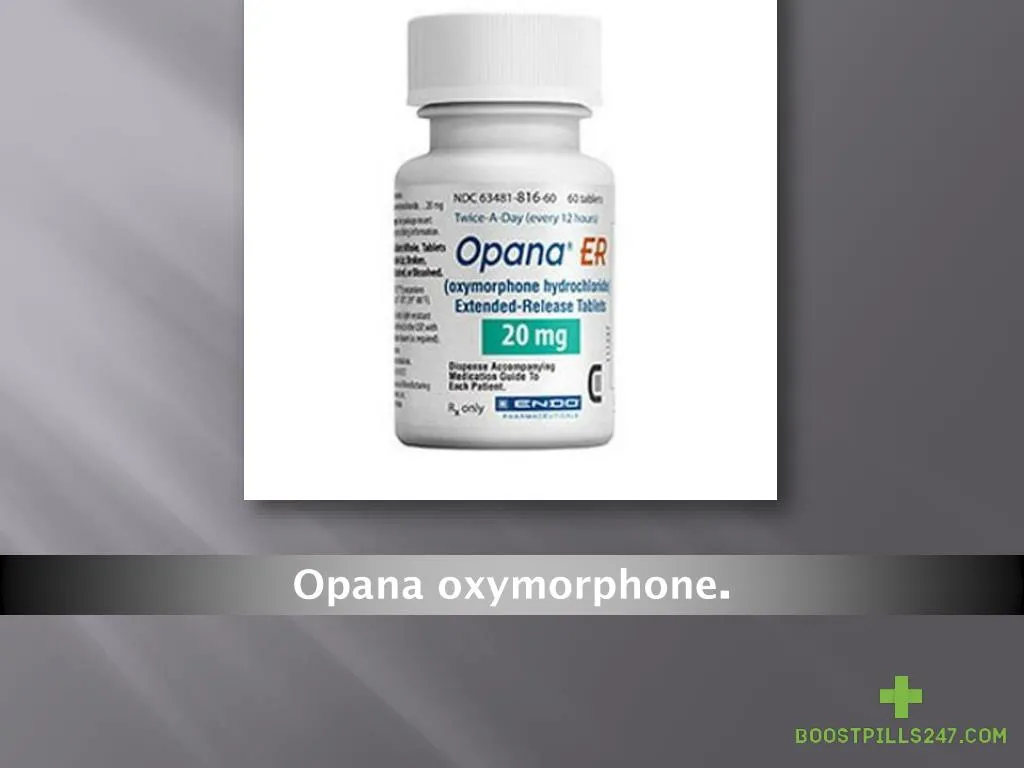 opana oxymorphone n.