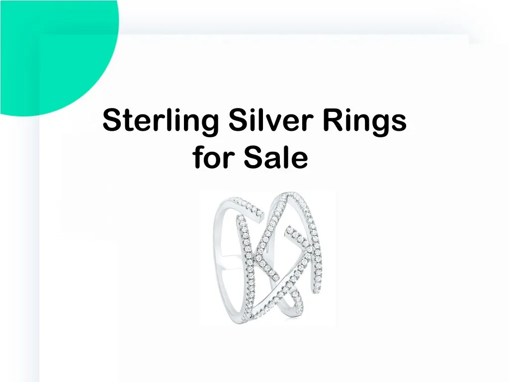 sterling silver rings for sale n.