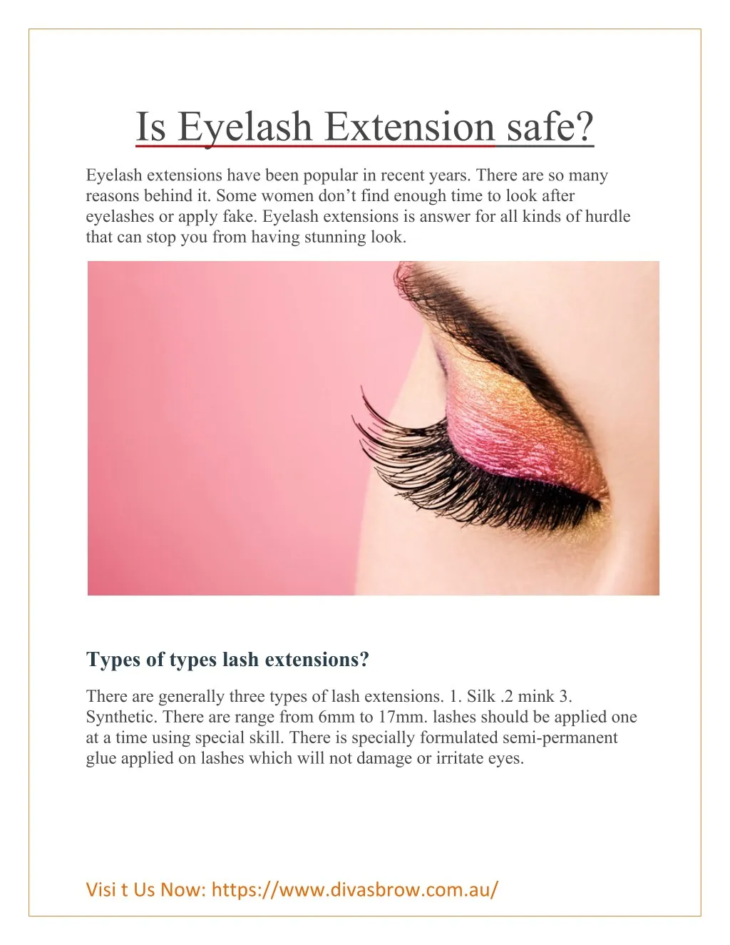 Ppt Is Eyelash Extension Safe Powerpoint Presentation Free Download