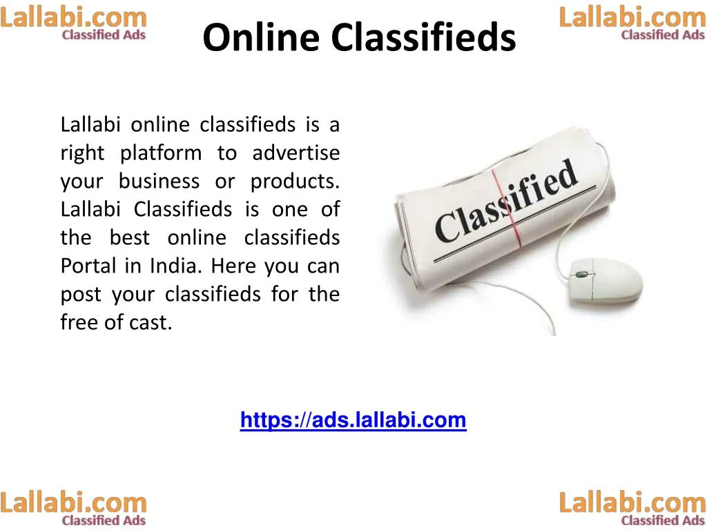 Ppt Importance And Advantages Of Online Classifieds Advertising In India Powerpoint 9168