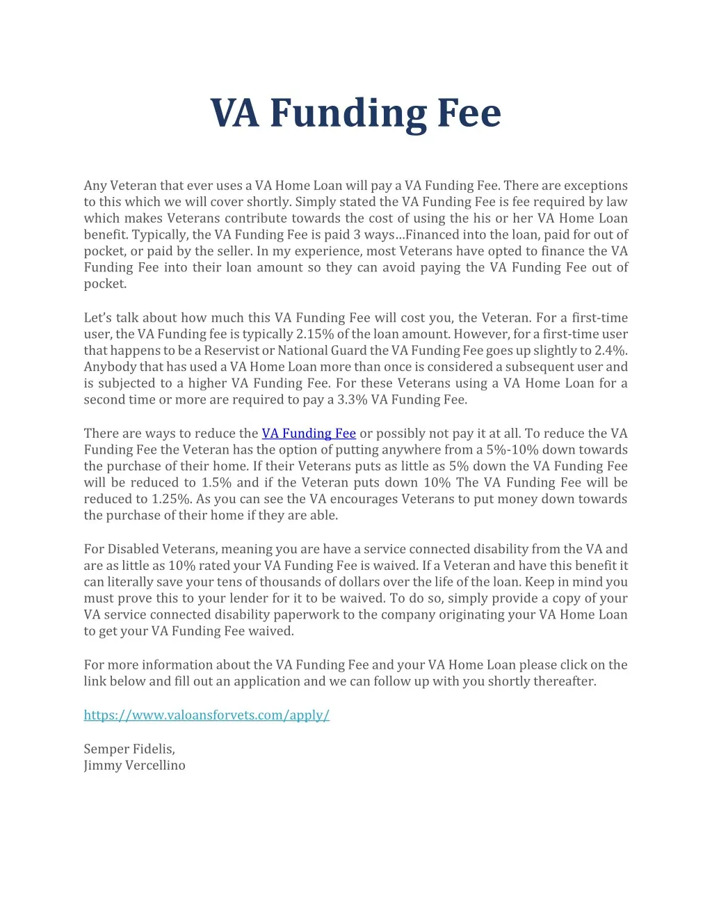 PPT VA Funding Fee PowerPoint Presentation, free download ID7669621