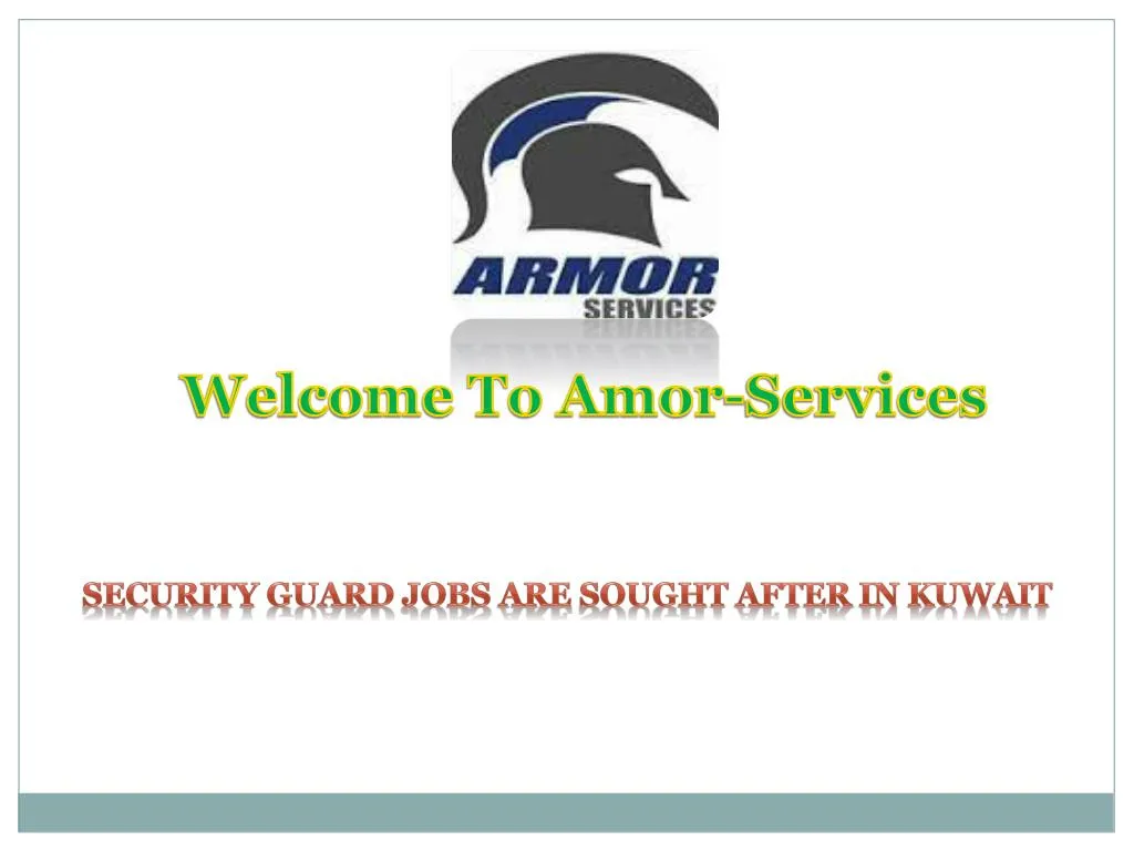 PPT Security Job Kuwait PowerPoint Presentation, free download ID