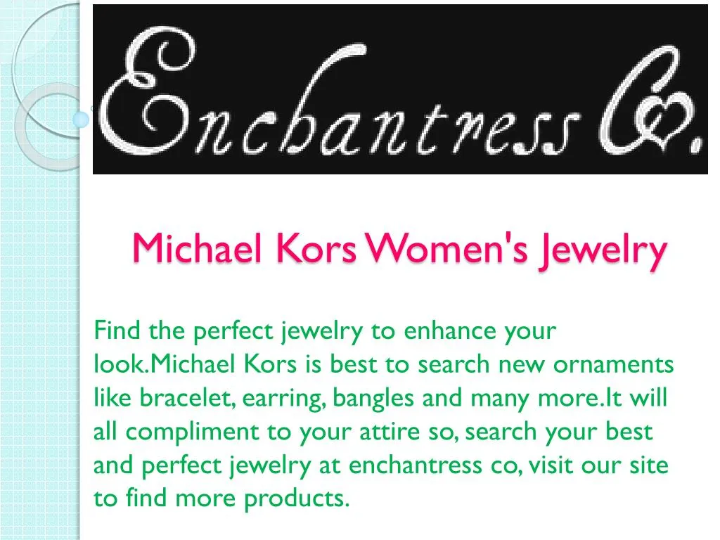 michael kors women s jewelry n.