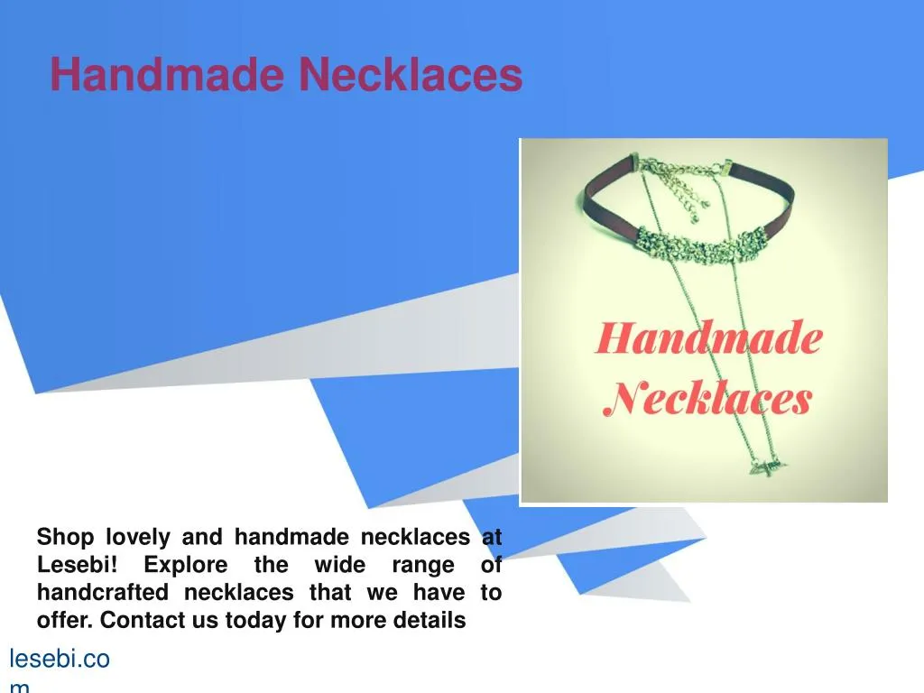 handmade necklaces n.