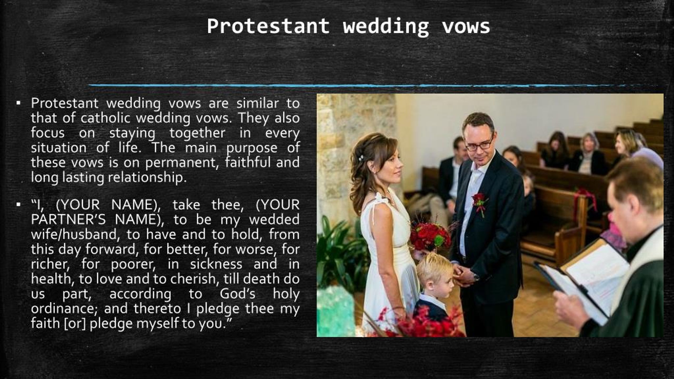 PPT Amazingly Traditional Wedding Vows From Various