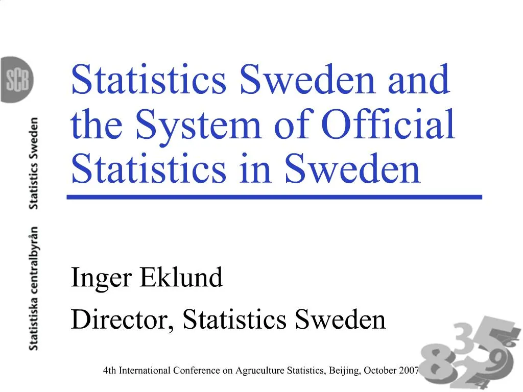 phd in statistics in sweden