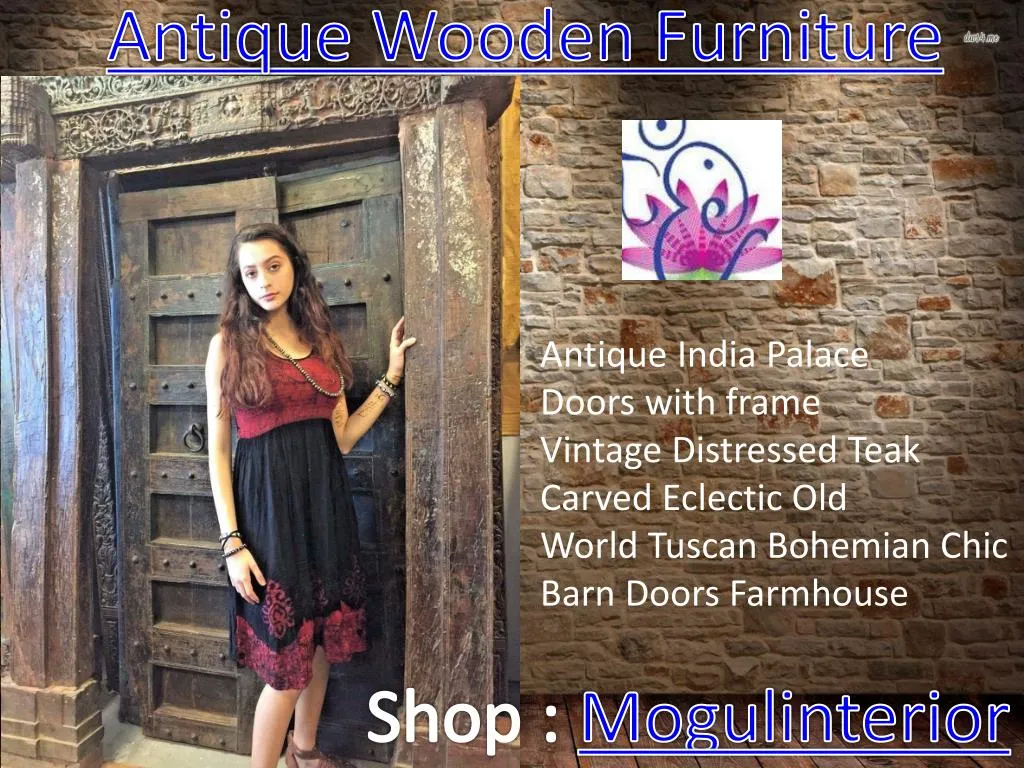 antique wooden furniture n.