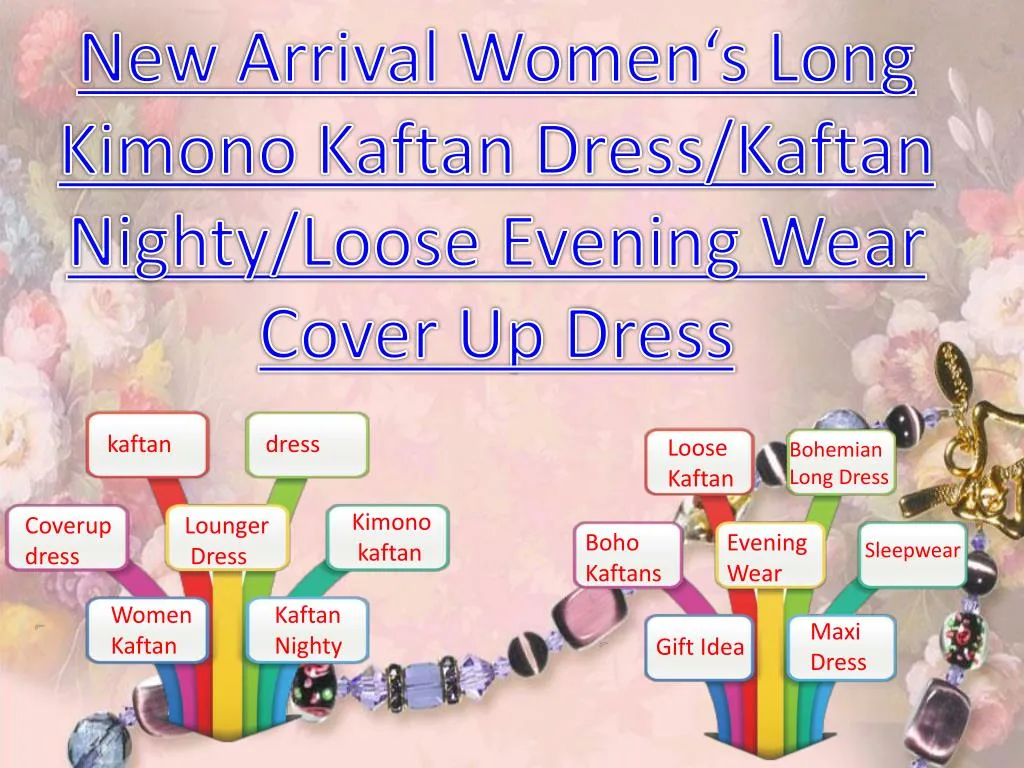 new arrival women s long kimono kaftan dress n.