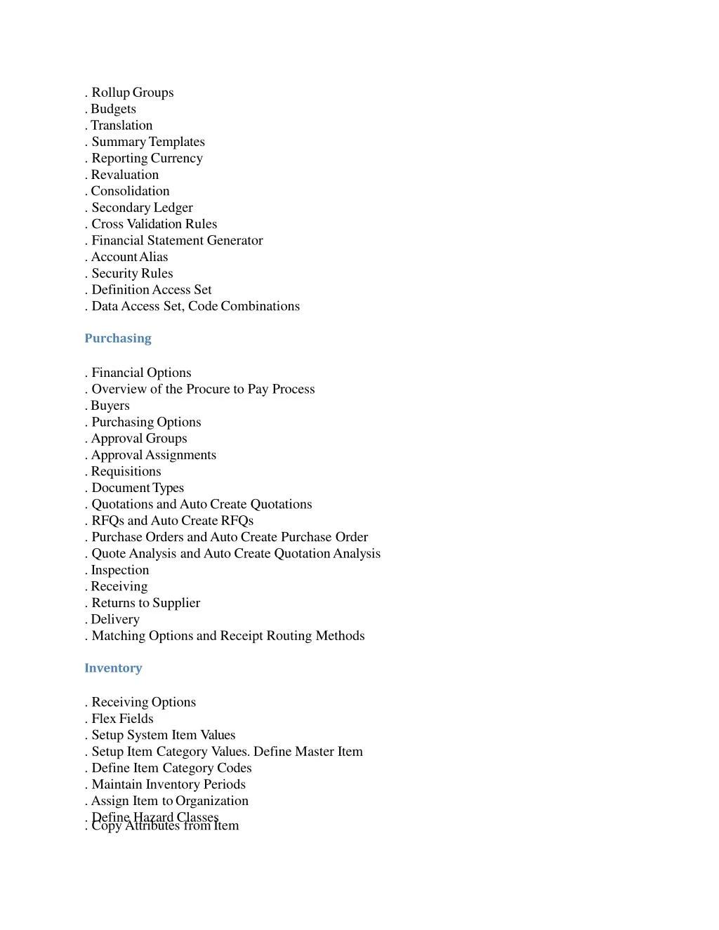 ppt oracle apps financials online training powerpoint presentation