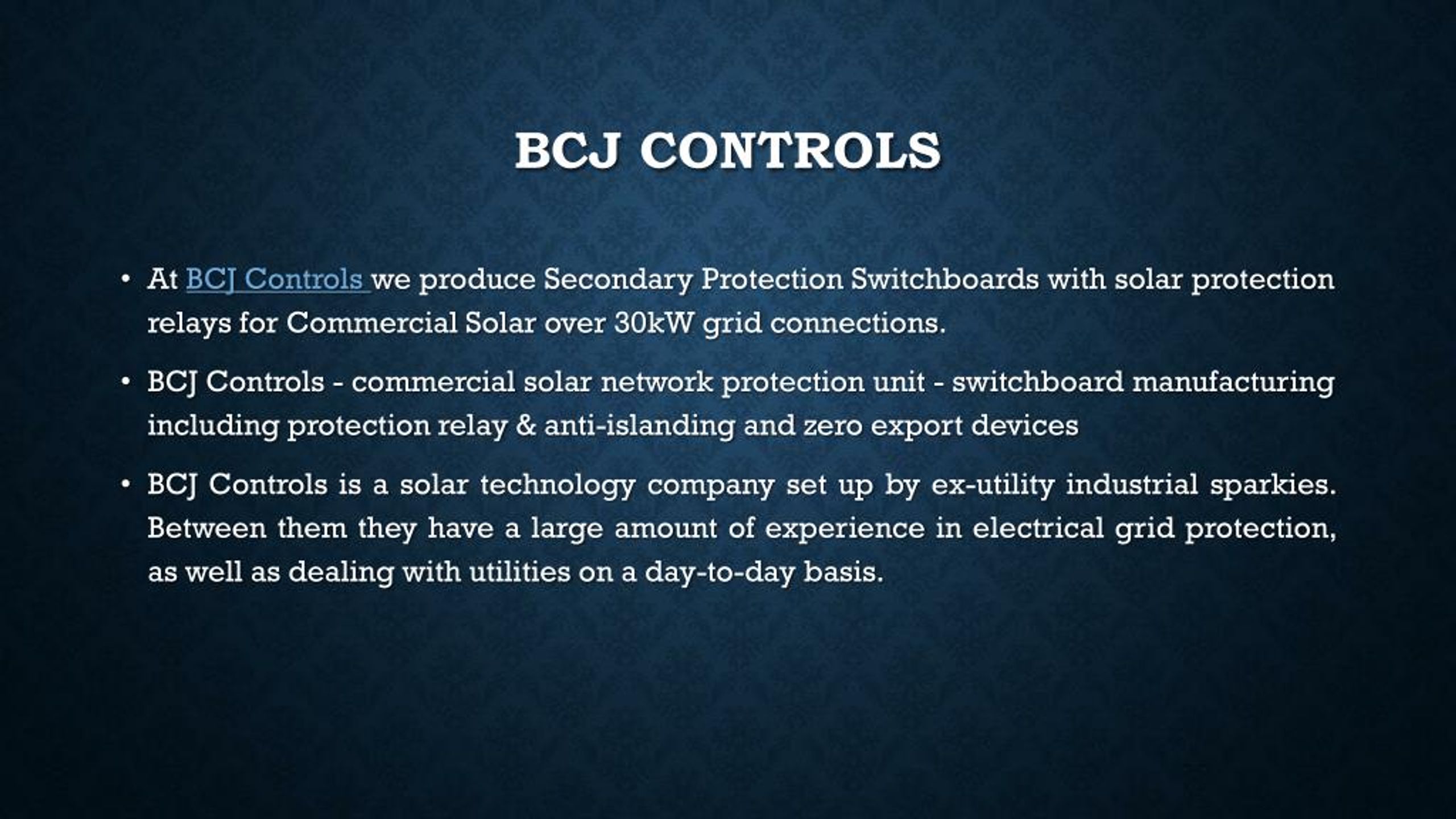 PPT - What is ComAp InteliPro? Solar Protection Relay