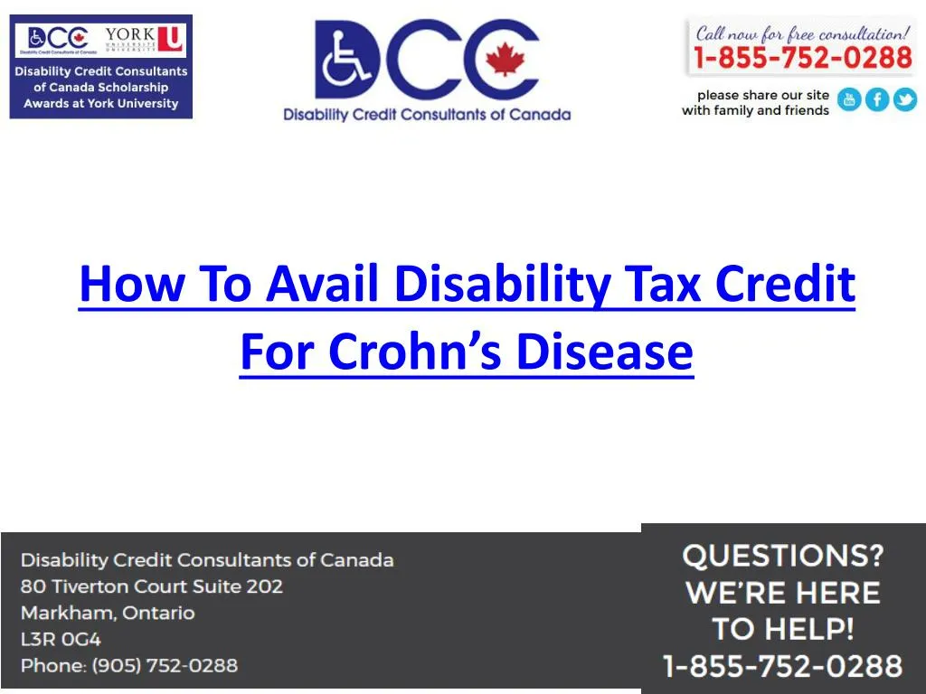 ppt-how-to-avail-disability-tax-credit-for-crohn-s-disease-powerpoint