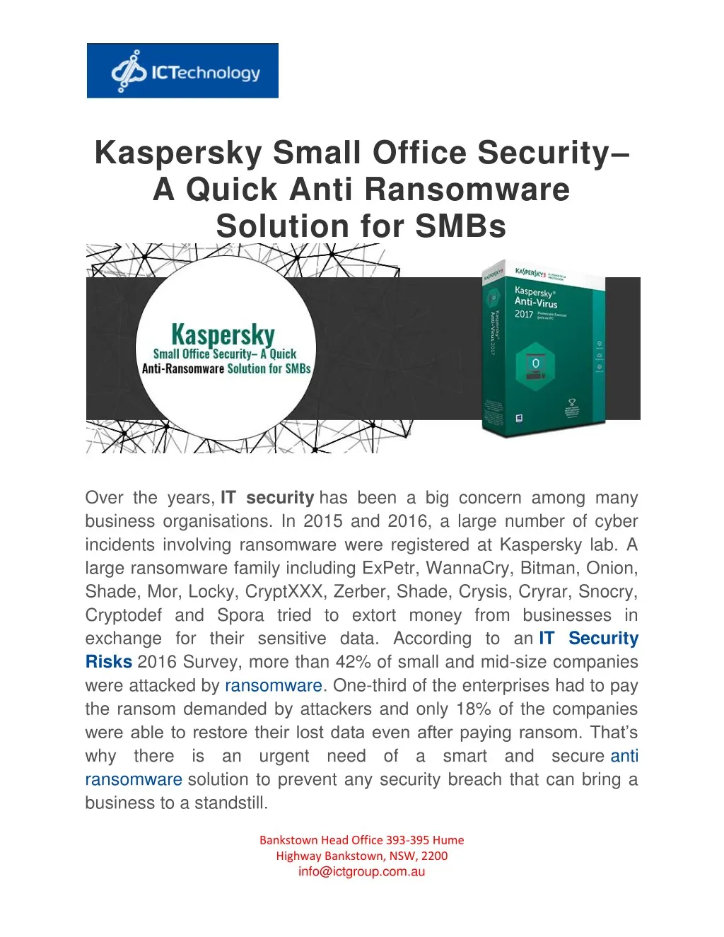 kaspersky small office security 2021