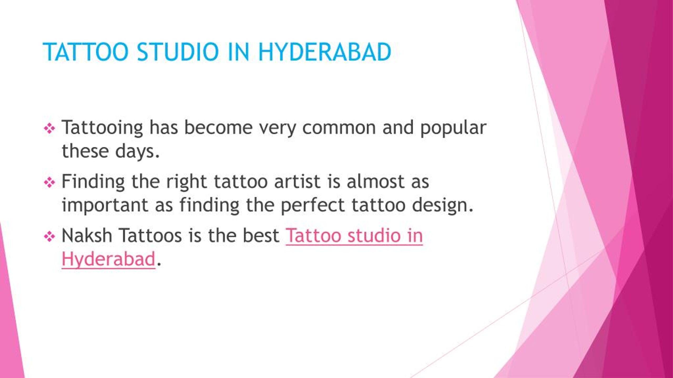Tattoo art at Rs 499/square inch in Hyderabad | ID: 23789109562