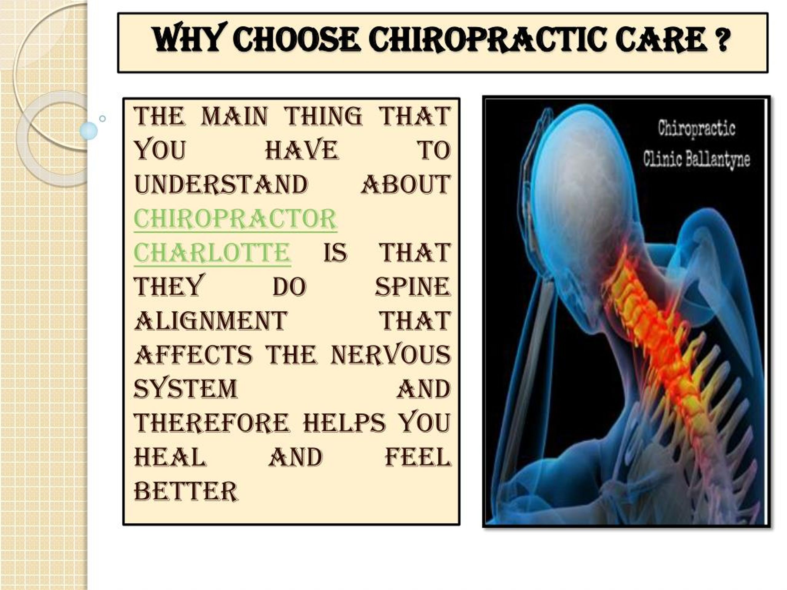 Ppt Why Choose Chiropractic Care Powerpoint Presentation Free Download Id7678699 