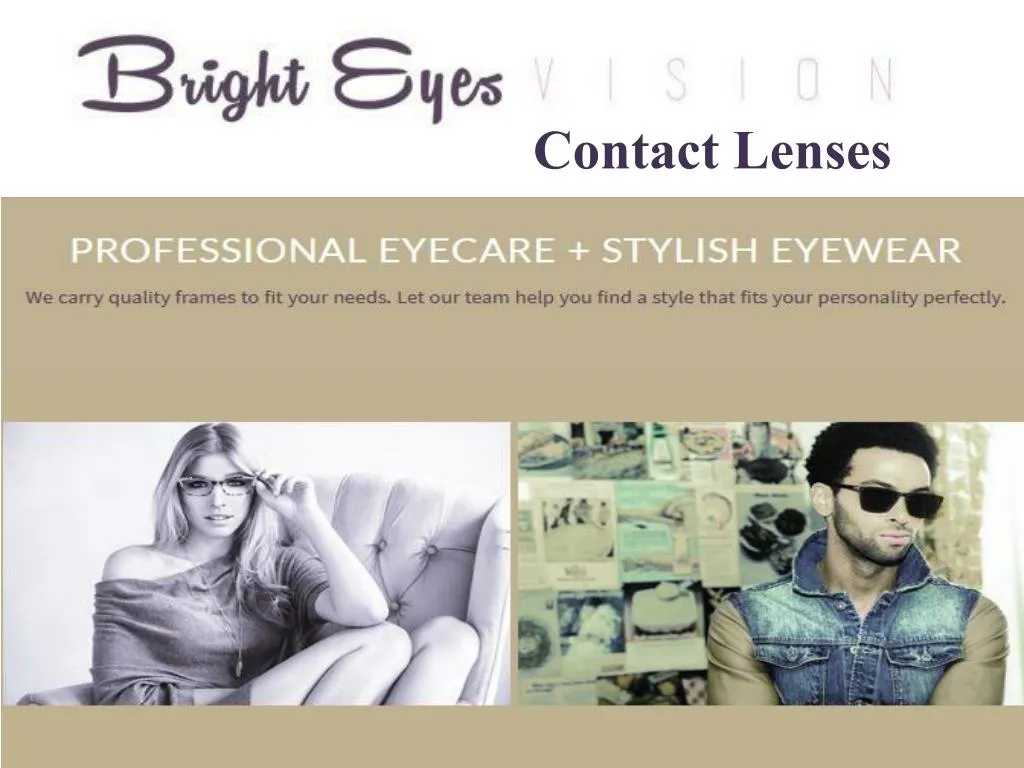 PPT Contact Lenses PowerPoint Presentation, free download ID7679926