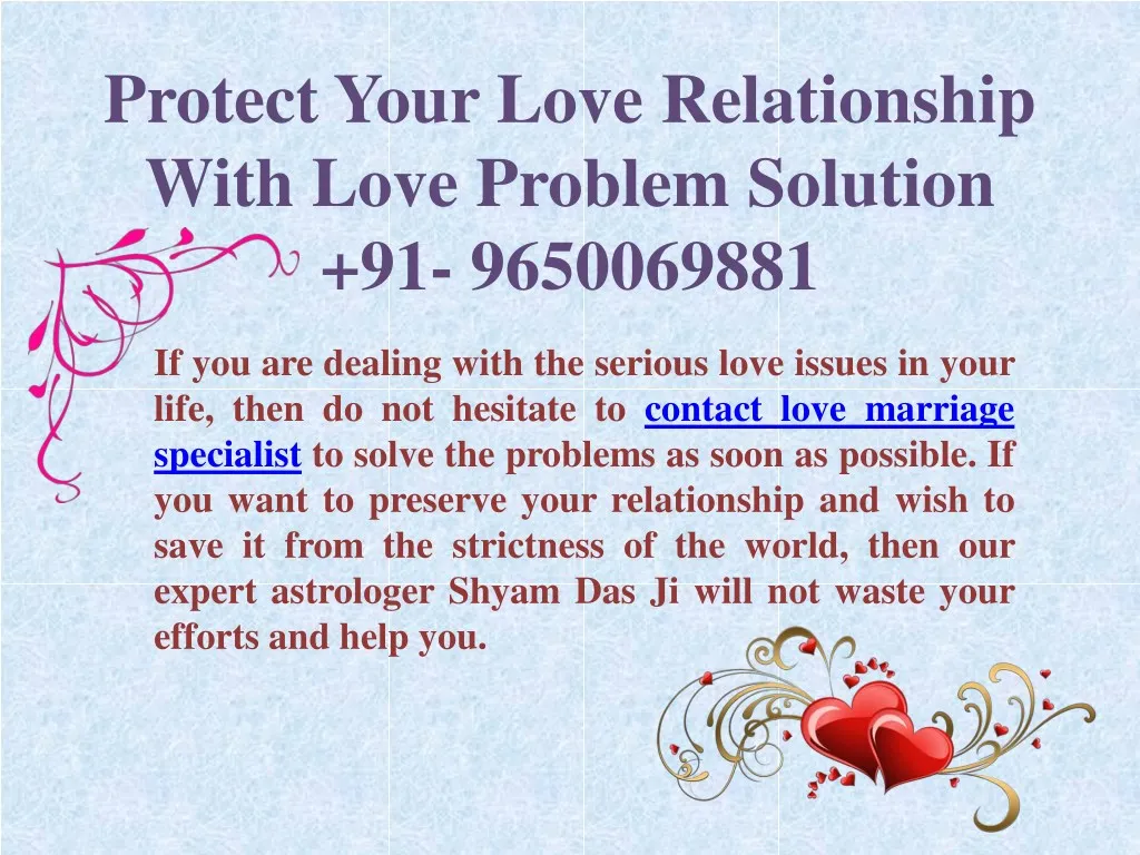 love problem solution relationship problem