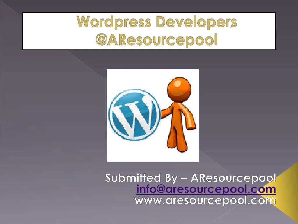 wordpress developers @ aresourcepool n.