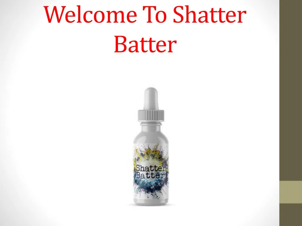 vaporizer for shatter batter