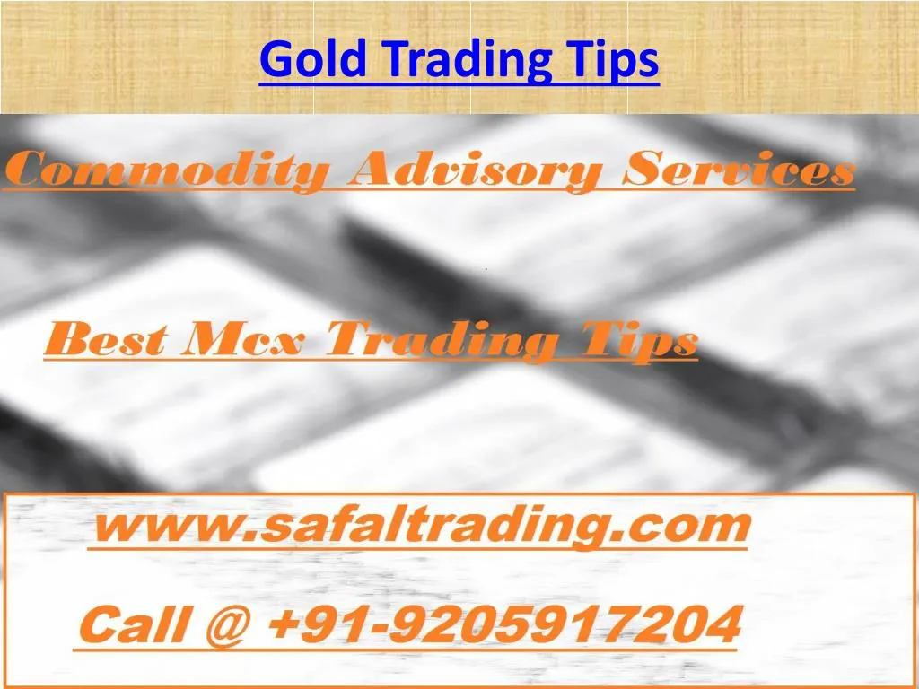 gold trading tips n.