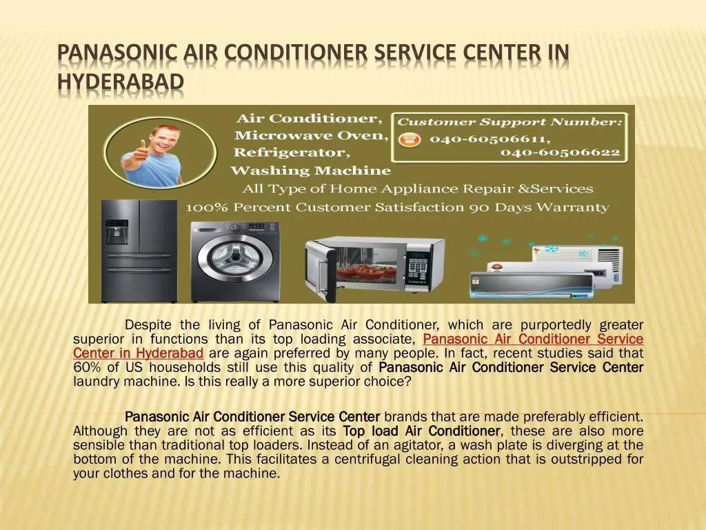 panasonic air conditioner service center in hyderabad n.