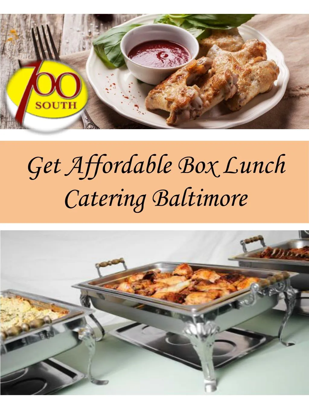 PPT Get Affordable Box Lunch Catering Baltimore PowerPoint