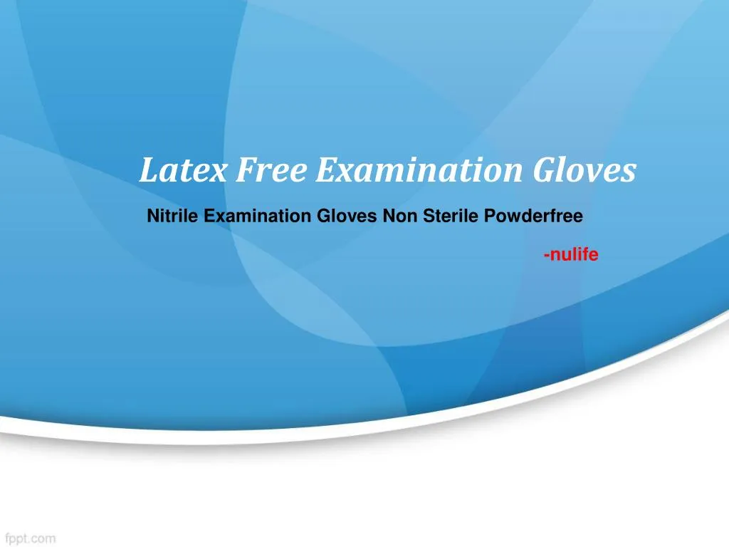 nitrile examination gloves non sterile powderfree n.