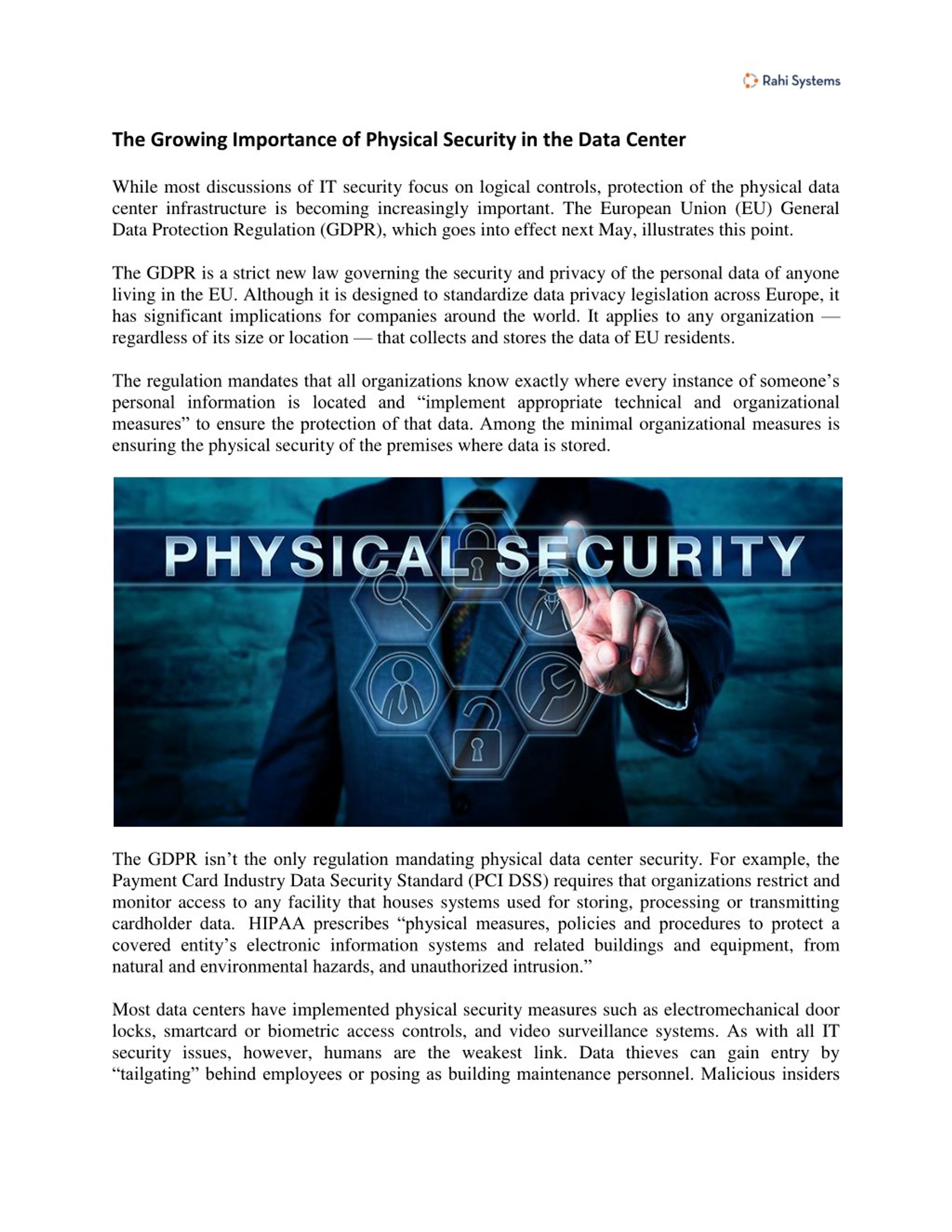 essay on physical security