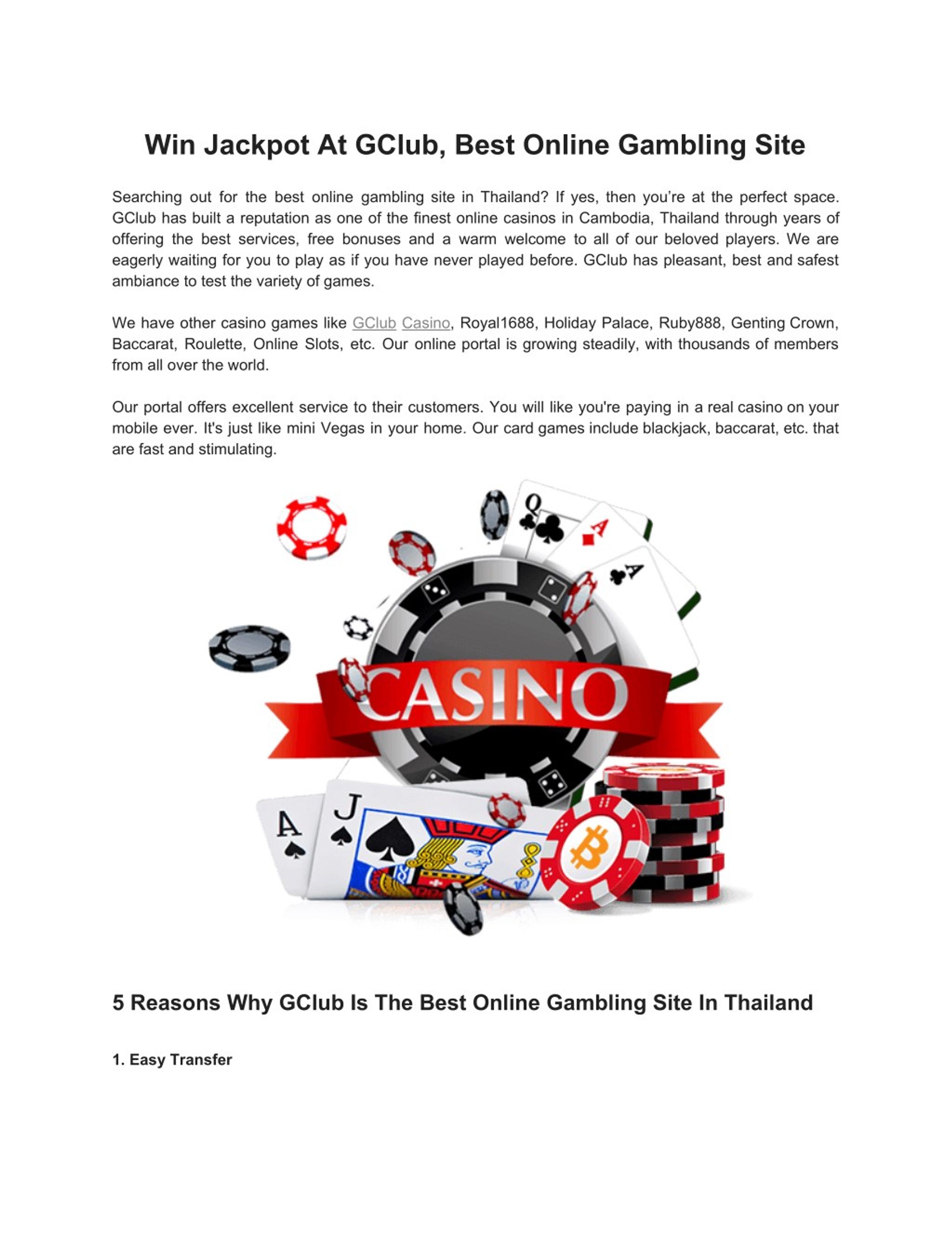 Online Gambling Offers