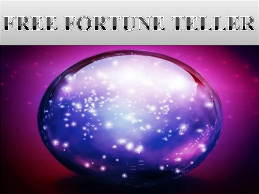 PPT Free fortune teller PowerPoint Presentation, free download ID