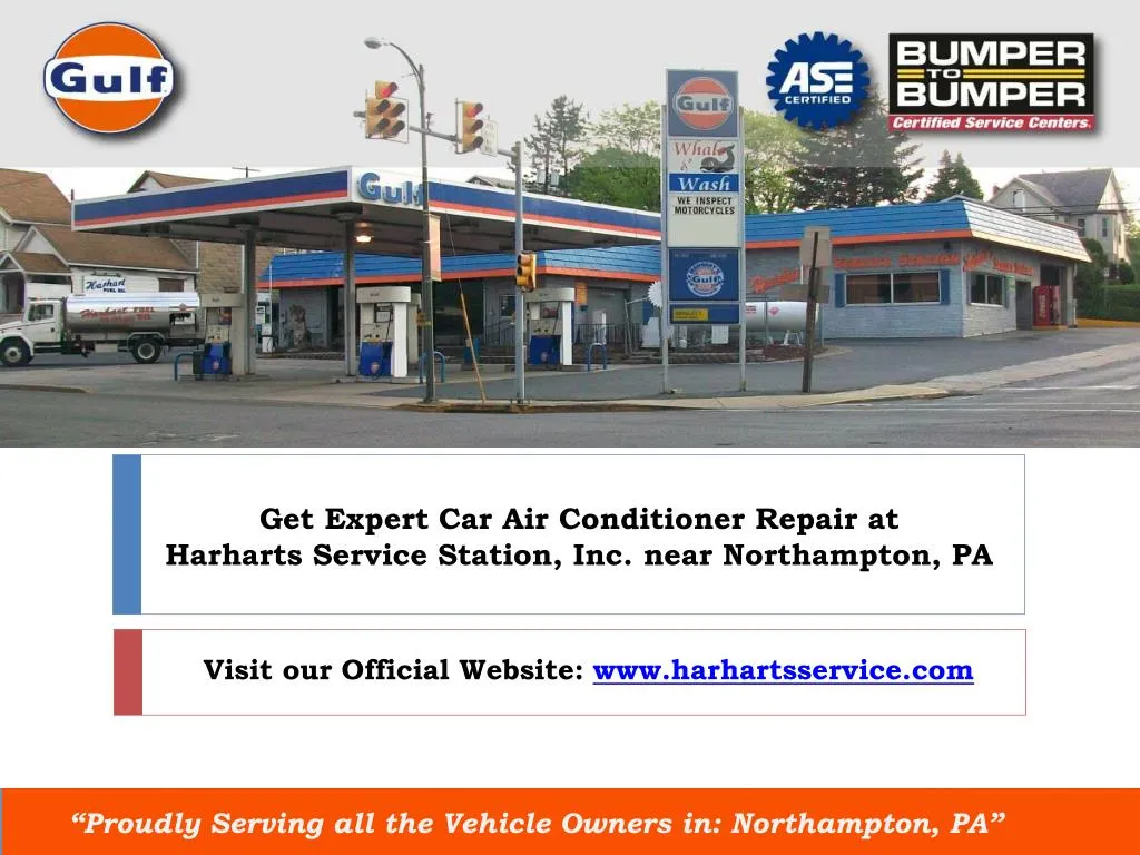 get expert car air conditioner repair at harharts service station inc near northampton pa n.
